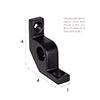 Stair Rod Bracket in Matt Black