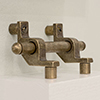 10mm Stair Rod Spacer in Antiqued Brass