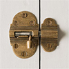 Newark Door Bolt in Antiqued Brass