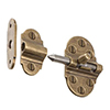 Newark Door Bolt in Antiqued Brass