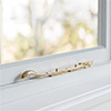 25cm London Window Stay in Polished Brass