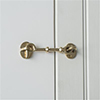 Barr Cabin Hook in Polished Brass