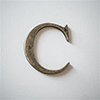 Letter C in Antiqued Brass