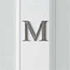 Letter M in Polished