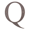 Letter Q in Polished