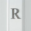 Letter R in Polished