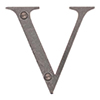 Letter V in Polished