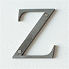 Letter Z in Polished