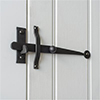 Lindsey Cupboard Latch in Matt Black