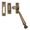 Georgian Window Latch (Left Side) in Antiqued Brass