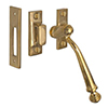 Georgian Window Latch (Left Side) in Polished Brass