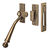 Georgian Window Latch (Right Side) in Antiqued Brass