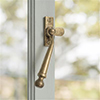 Georgian Window Latch (Right Side) in Antiqued Brass