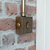 20mm Conduit Blanking Cap in Antiqued Brass 