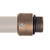 20mm Conduit Coupler in Antiqued Brass