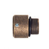 20mm Conduit Coupler in Antiqued Brass