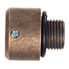 20mm Conduit Coupler Adaptor in Antiqued Brass