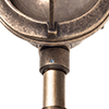 20mm Conduit Coupler Adaptor in Antiqued Brass