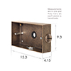 20mm Double Surface Mounting Box for Conduit