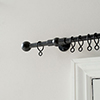 2m 16mm Cannonball Pole Pack in Matt Black