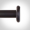 1m 12mm Button Pack in Matt Black