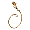 Hatton Towel Ring in Old Gold