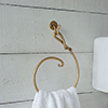 Hatton Towel Ring in Old Gold