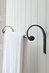 Hatton Towel Rail in Matt Black