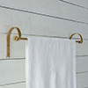 Hatton Towel Rail in Old Gold