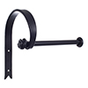 Hatton Loo Roll Holder in Matt Black