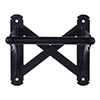 Pembroke Loo Roll Holder in Matt Black