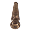 Reeded Light Pull in Antiqued Brass