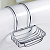 Stratford Roll Top Soap Basket in Nickel