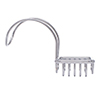 Stratford Roll Top Soap Basket in Nickel