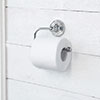 Bletchley Loo Roll Holder in Nickel