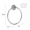 Bletchley Towel Ring in Nickel