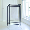 Small Tallow Towel Rail in Matt Black