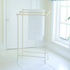 Small Tallow Towel Rail in Plain Ivory