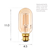 BC LED Vintage Tubular Bulb