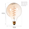 ES (E27) LED Soft Coil Vintage Large Globe 