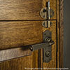 Newark Door Bolt in Antiqued Brass