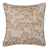 Cushion Cover in Reversed Gold Cow Parsley