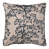 Cushion Cover in Reversed Indigo Cow Parsley