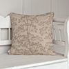 Cushion Cover in Reversed Soft Grey Cow Parsley