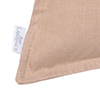 60cm Oxford Rectangular Cushion Cover in Limestone Waterford Linen