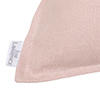 60cm Oxford Rectangular Cushion Cover in Vintage Pink Waterford Linen
