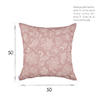 Cushion Cover in Dusky PInk Cavendish