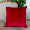 Cushion Cover in Raspberry Hunstanton Velvet