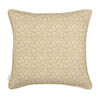 45cm Piped Cushion Cover in Gold Spring Leaf