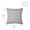 Cushion Cover in Indigo Spring Leaf